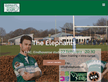 Tablet Screenshot of elephants.nl